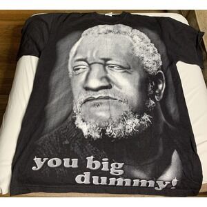 Rare Vintage Sanford & Son Redd Fox Fred You Big Dummy‎ Big Face T Shirt 90s XL